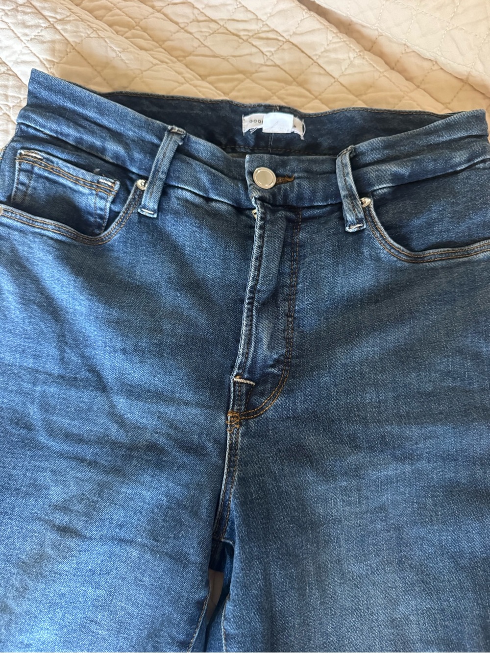 Good American High-Rise Blue Jeans